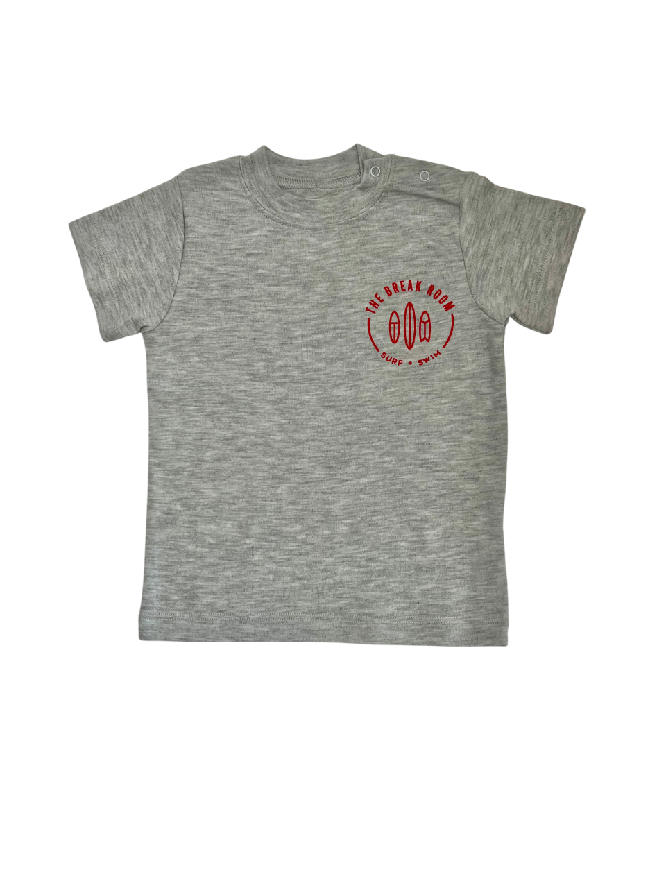 Tabla Surf Pima T-Shirt, Grey | tecomoabesos