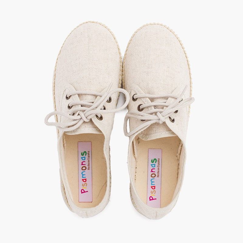 Blucher Linen Sole Espadrille