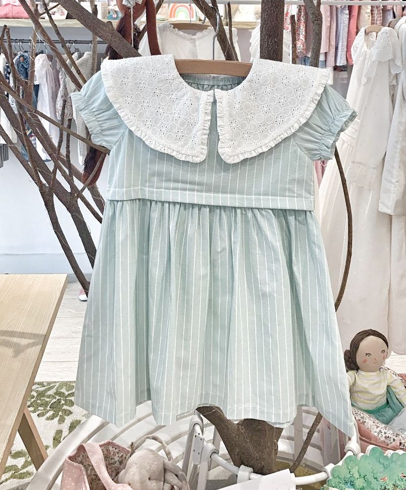 Menton Linen Dress, Mint