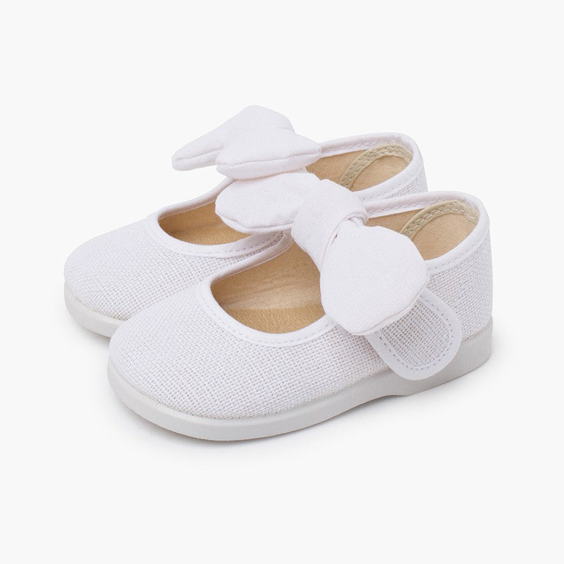Merceditas Linen Lace & Adherent Clouser