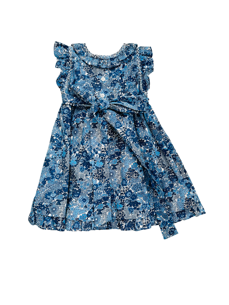 Torremolinos Smocked Dress, Blue