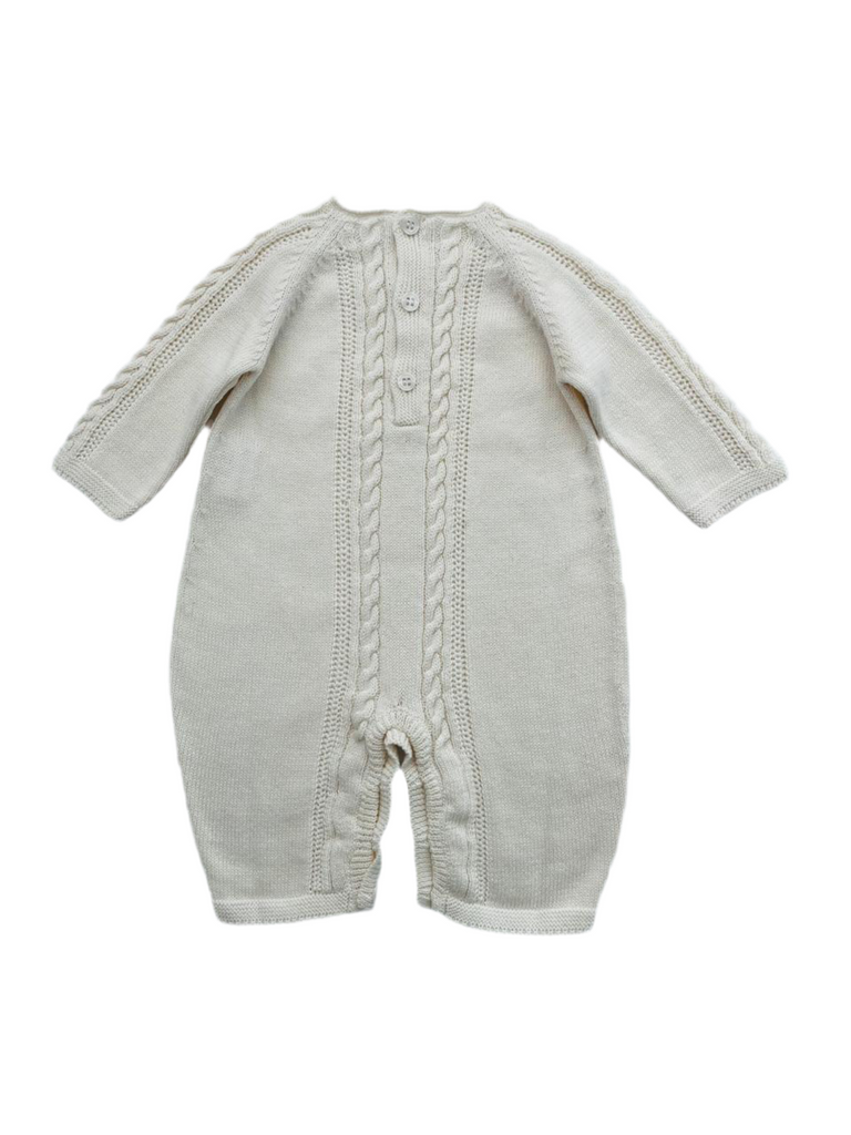 Pima Knitted Jumpsuit + Blanket