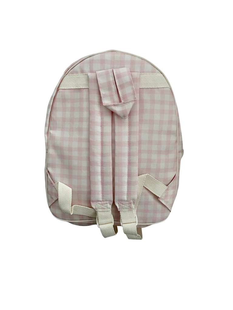 Gingham Preschool Backpack, Pink