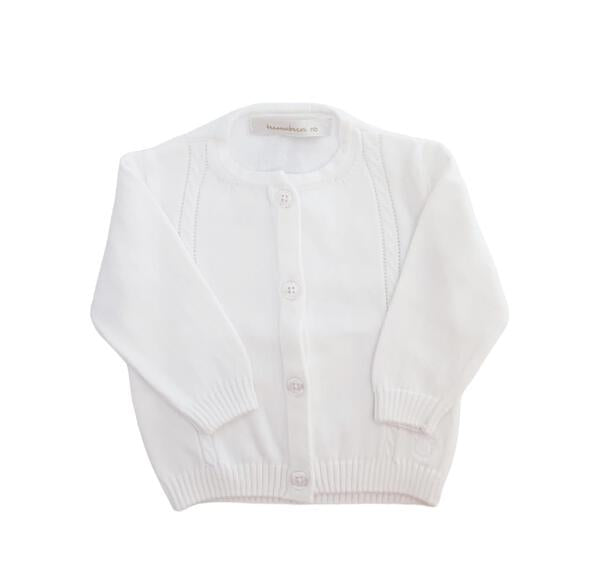 TCBABY Knitted Cardigan, Offwhite