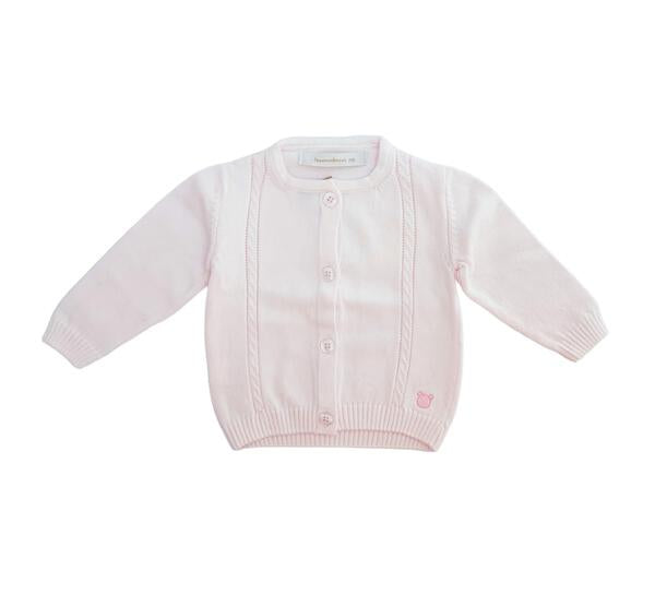 TCBABY Knitted Cardigan, Pink Ballerina