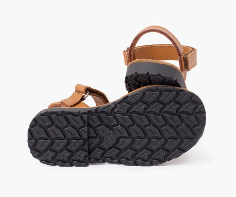 Menorquinas Niños Avarcas napa with adhesive strip - Leather