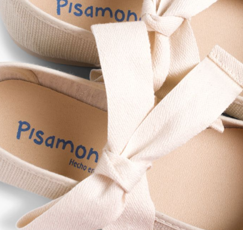 Mercedita Linen with Ecru Bow - Ecru