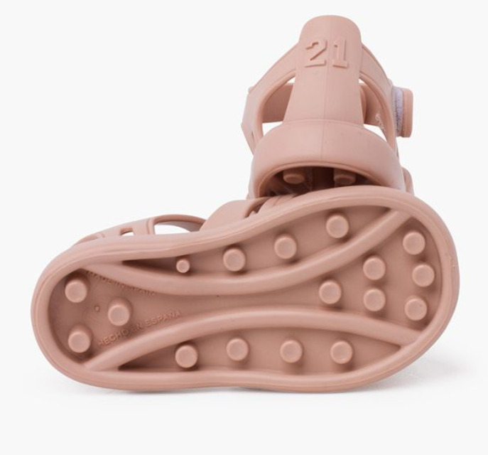 Tobby Solid Sandals with adhesive strip