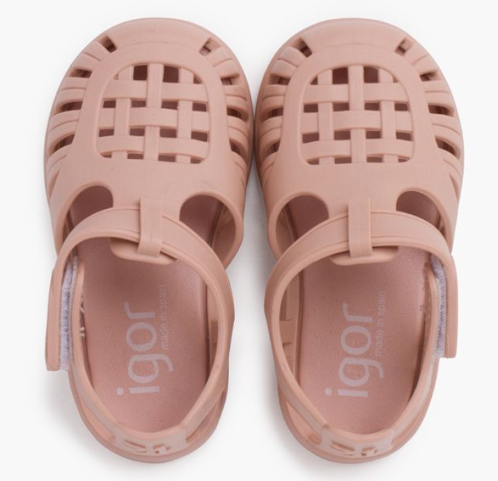Tobby Solid Sandals with adhesive strip