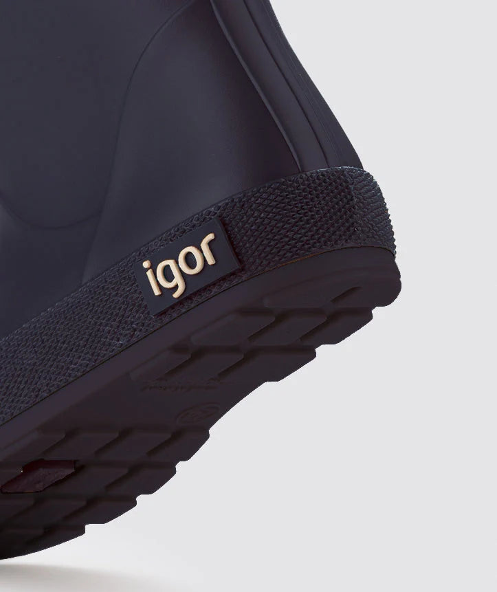 Yogi Cuello Rain Boots, Navy Blue