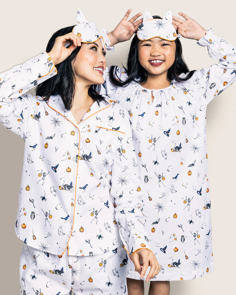 Girl's Twill Delphine Nightgown in Trick or Treat