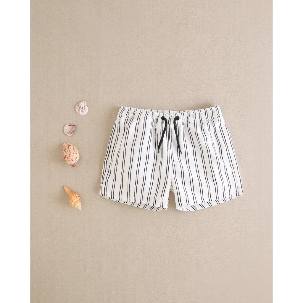 White with black stripes shorts