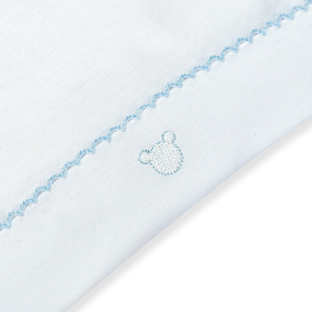 Classic pima logo hat (White & Light Blue) Accessories tecomoabesos 