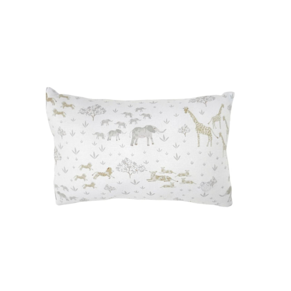 Safari Small Pillow, White