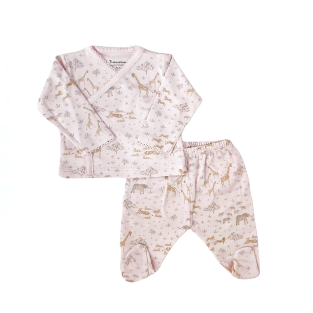Safari Kimono & Pant Set, Pink