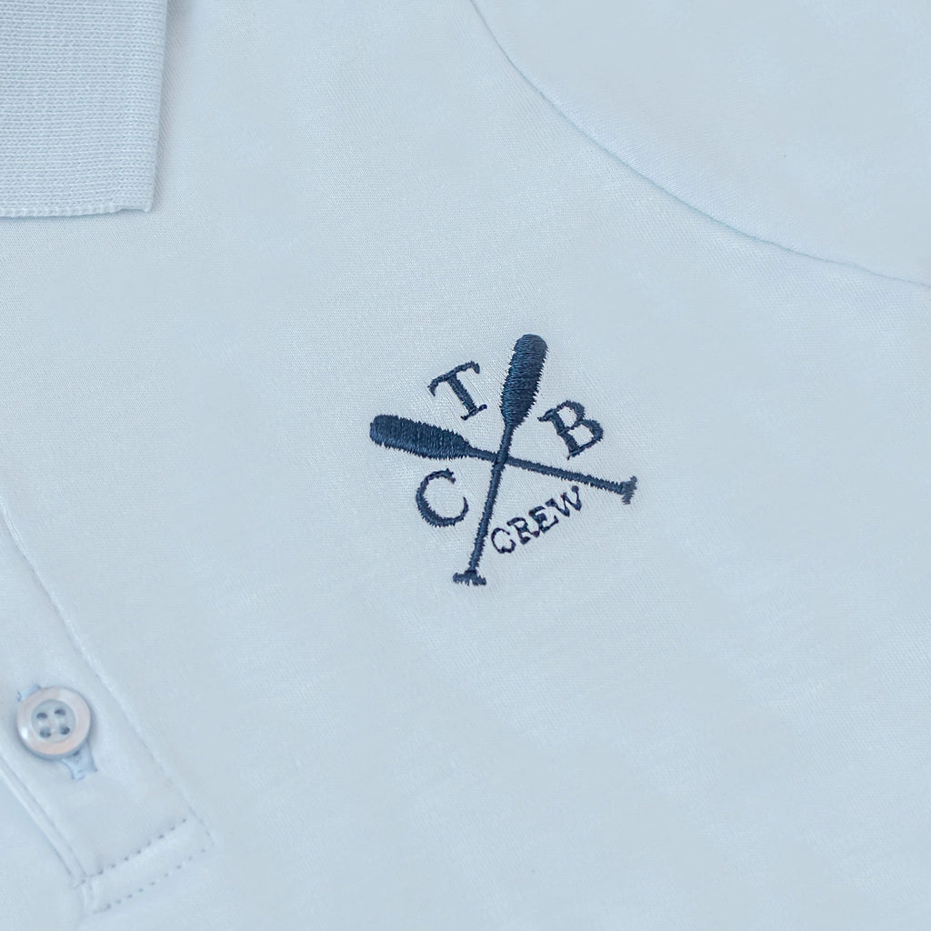 Pima Cotton Polo Shirts, Sky blue